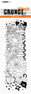 Studio Light Grunge Collection Clear Stamp - Dahlia Flower Love - SL-GR-STAMP103